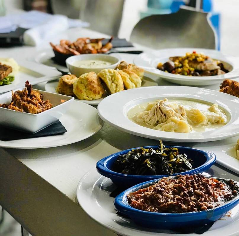 An array of dishes from Nellie's. (Nellie's Southern Kitchen)