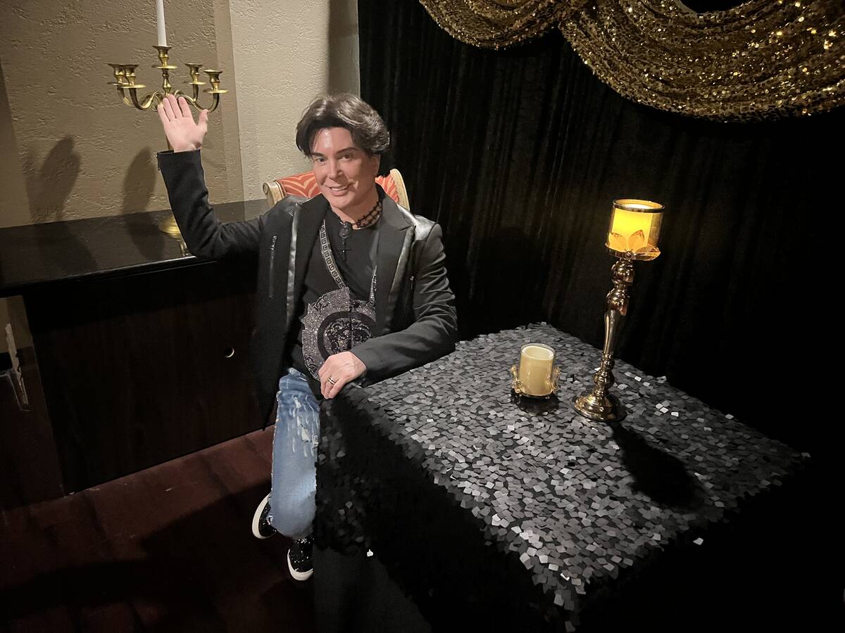 Frank Marino is shown at Frank Marino Red Carpet Lounge at the Westgate on Tuesday, April 19, 2 ...