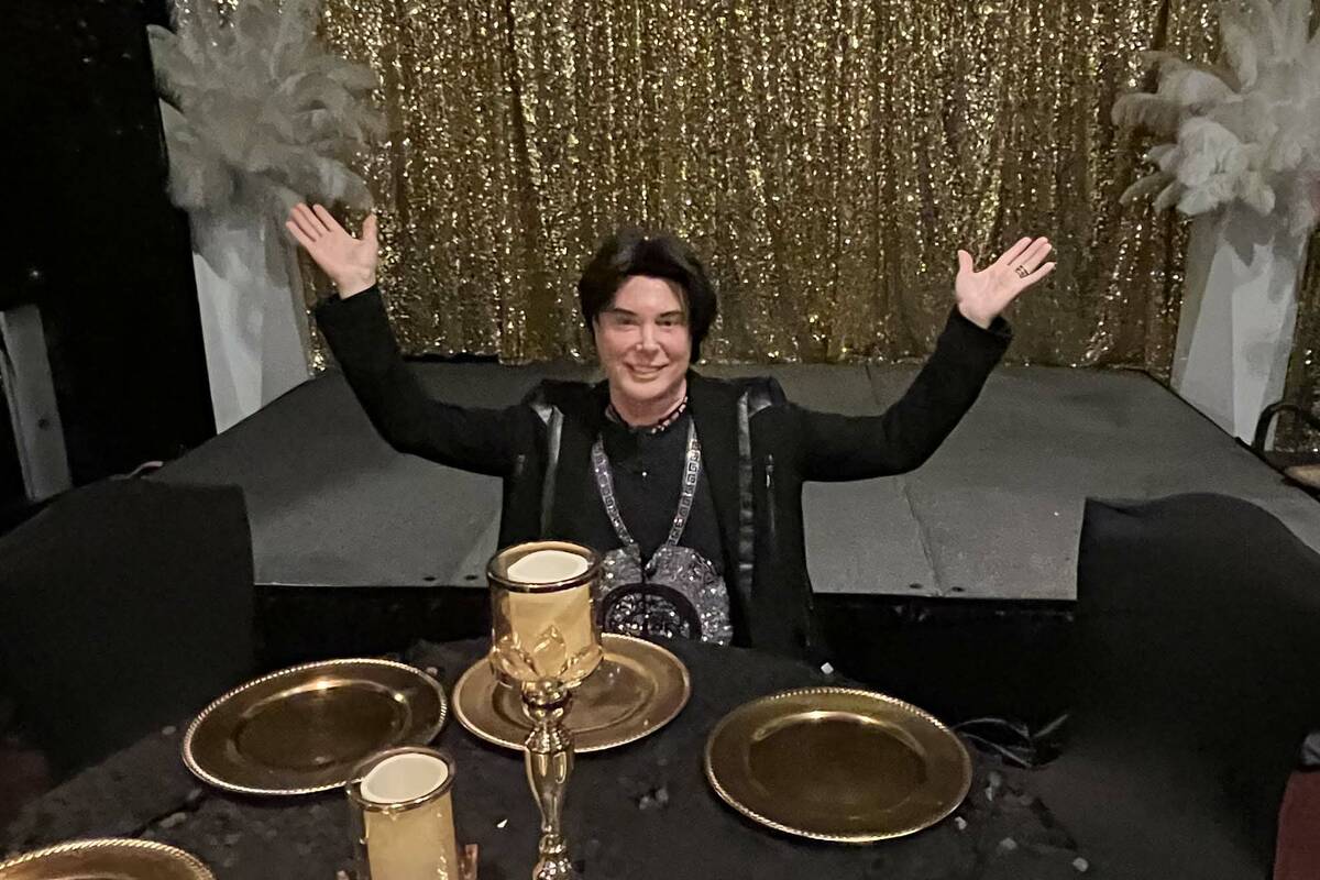 Frank Marino is shown at Frank Marino Red Carpet Lounge at the Westgate on Tuesday, April 19, 2 ...