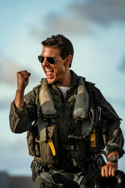 Tom Cruise plays Capt. Pete "Maverick" Mitchell in "Top Gun: Maverick." (Paramount Pictures, Sk ...