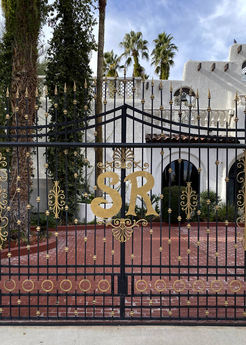 Items for sale from Siegfried & Roy's Jungle Palace are shown in this undated photo. The legend ...
