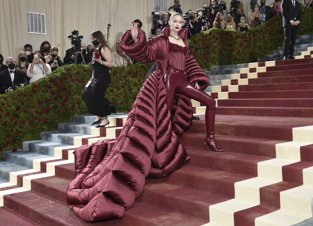 Gigi Hadid attends The Metropolitan Museum of Art's Costume Institute benefit gala celebrating ...