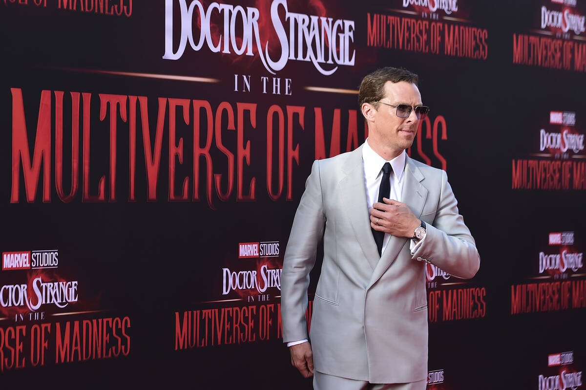 Benedict Cumberbatch arrives at the Los Angeles premiere of "Doctor Strange in the Multiverse o ...
