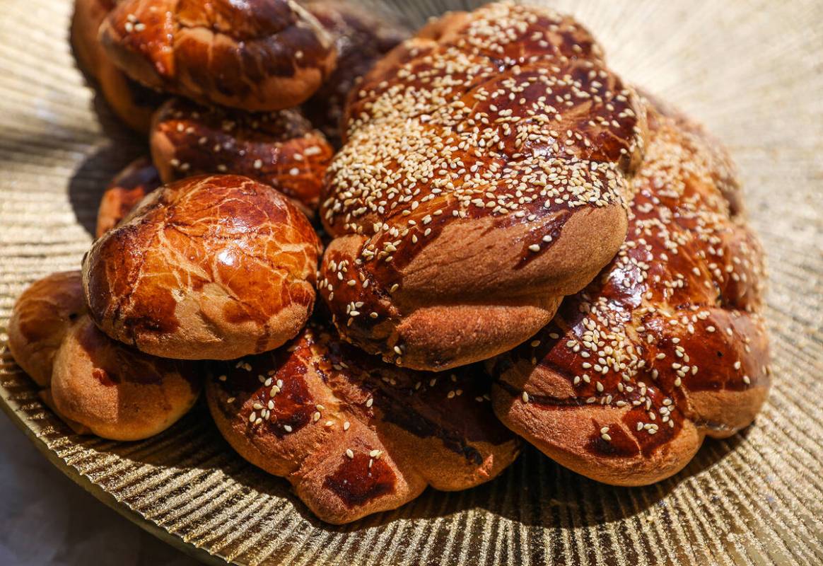 Choreg, Armenian Easter bread, at the Van Bakery in Las Vegas, in Las Vegas, Thursday, April 14 ...