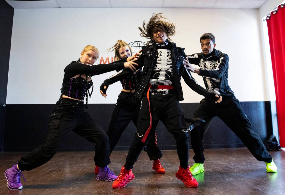 The Fear Faire 'Kryptkicker 6 Dance Crew’ Kaylie Parker, left, Jay Hill, a choreographer ...