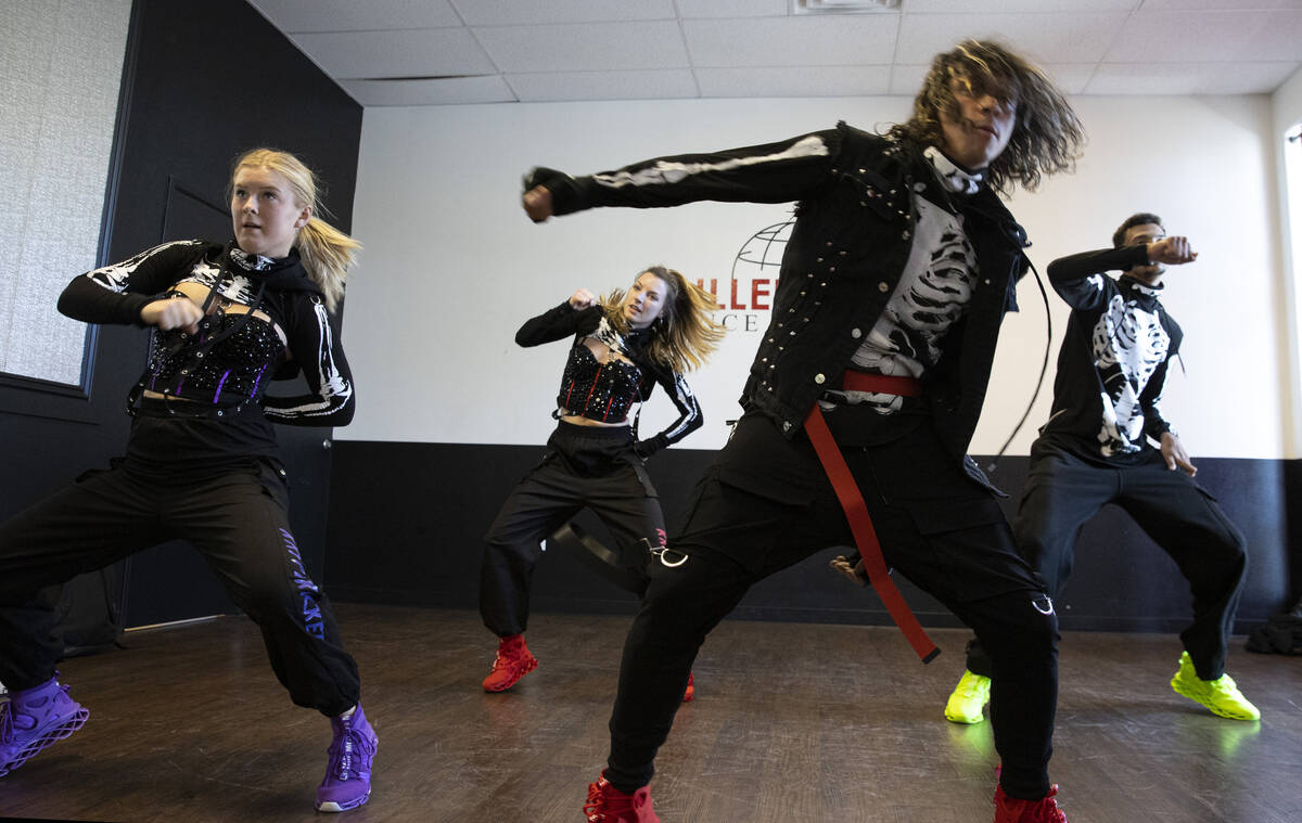 The Fear Faire 'Kryptkicker 6 Dance Crew’ Kaylie Parker, left, Jay Hill, a choreographer ...
