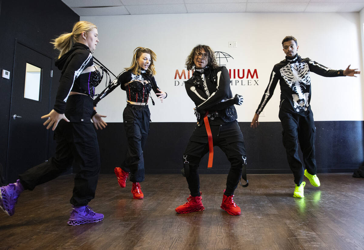 The Fear Faire 'Kryptkicker 6 Dance Crew’ Kaylie Parker, left, Jay Hill, a choreographer ...