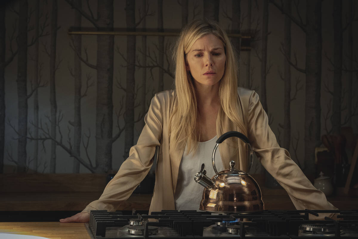Sienna Miller in a scene from the courtroom thriller "Anatomy of a Scandal." (Ana Cri ...