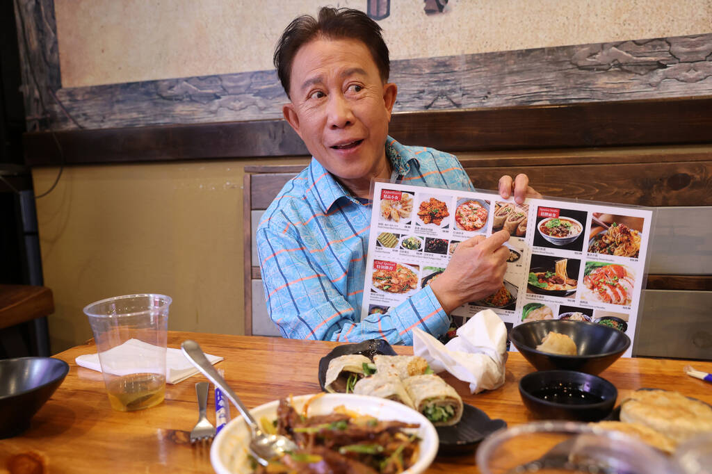 Chef, restaurateur and TV personality Martin Yan at The Noodle Man in Las Vegas Tuesday, May 10 ...