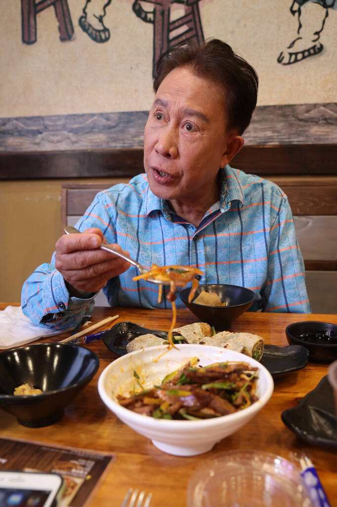 Chef, restaurateur and TV personality Martin Yan at The Noodle Man in Las Vegas Tuesday, May 10 ...
