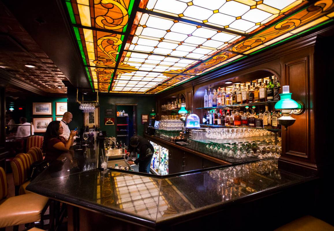 A bar at The Steak House at Circus Circus in Las Vegas on Friday, June 22, 2018. Chase Stevens ...