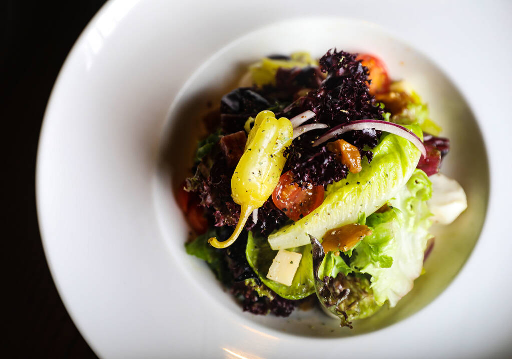 Giuliana’s Italian salad from RPM Italian at the Forum Shops at Caesars Palace in Las Ve ...