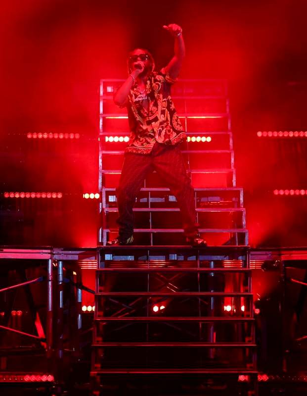 Lil Jon performs during the Lovers & Friends music festival on Saturday, May 14, 2022, in L ...