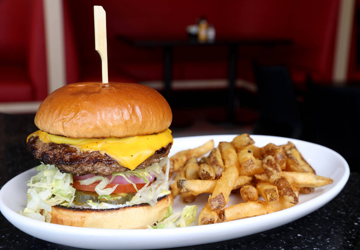 Best Cheeseburger on the Planet with French fries at Big Boy Tavern in the Skye Canyon communit ...