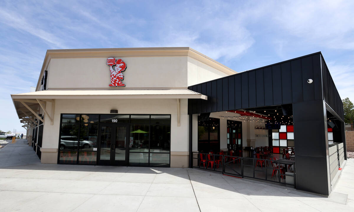 Big Boy Tavern in the Skye Canyon community in northwest Las Vegas Monday, May 2, 2022. (K.M. C ...