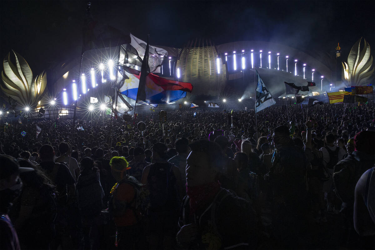 K?D performs during the first day of the Electric Daisy Carnival at the Las Vegas Motor Speedwa ...