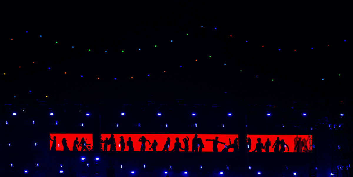 The festival grounds are packed on day three of Electric Daisy Carnival on Monday, May 23, 2022 ...
