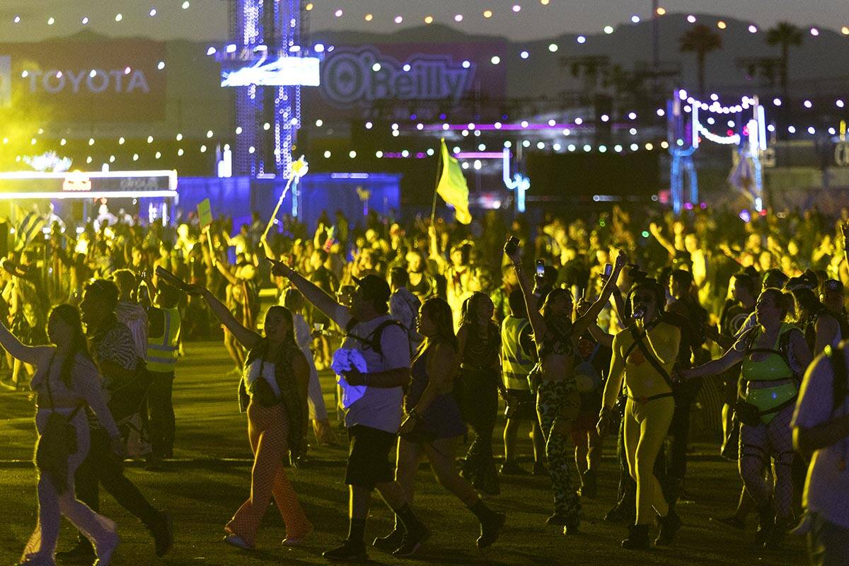 The second day of the Electric Daisy Carnival is underway at the Las Vegas Motor Speedway on Sa ...