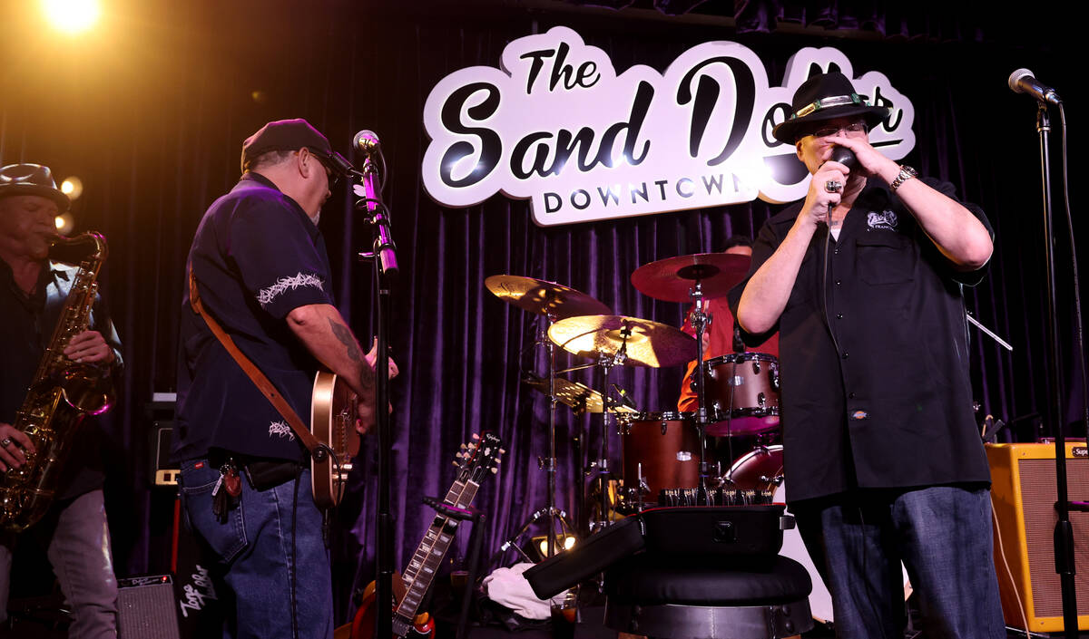 John Popper of Blues Traveler performs on opening night at The Sand Dollar Lounge Downtown in L ...