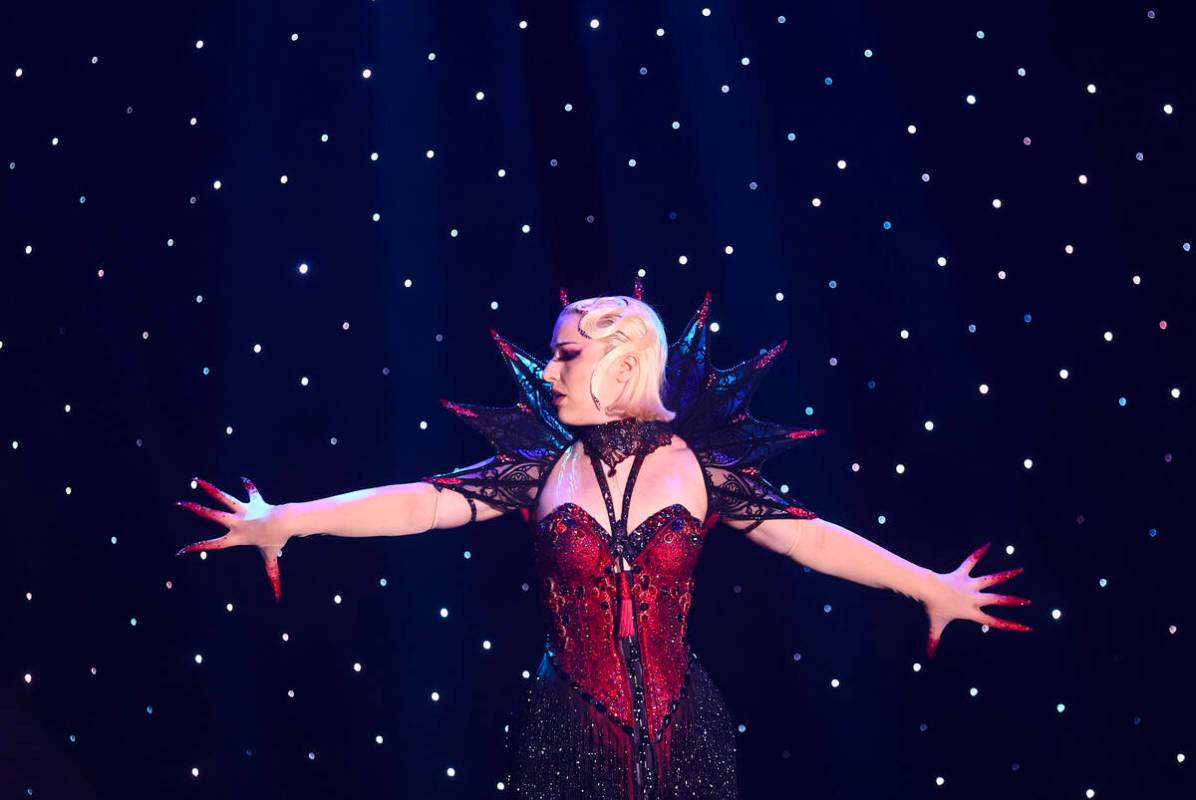 Aria Delanoche, of Chicago, competes for Miss Exotic World 2022 in the 32nd annual Tournament o ...