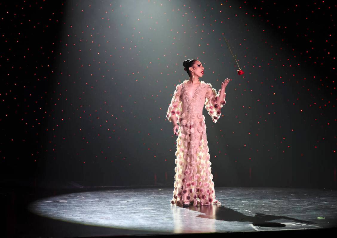 Moscato Sky, of Seattle, competes for Miss Exotic World 2022 in the 32nd annual Tournament of t ...