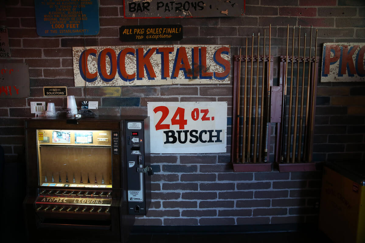 Atomic Liquors in Las Vegas, Friday, May 24, 2019. Atomic, as it's called casually, turns 70 in ...