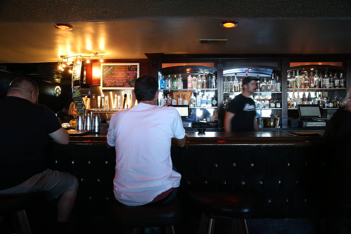 Atomic Liquors in Las Vegas, Friday, May 24, 2019. The bar turns 70 in June, 2022. (Erik Verduz ...