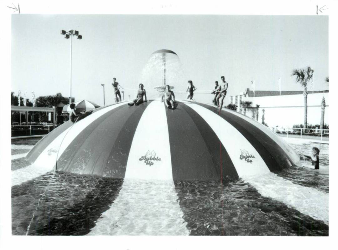 Visitors experience the Royal Flush at Wet 'n' Wild on Las Vegas Boulevard. The attraction sent ...