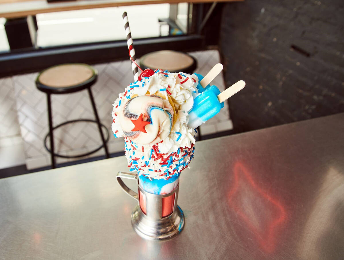 Black Tap Craft Burgers & Beer in The Venetian on the Las Vegas Strip is celebrating Indepe ...