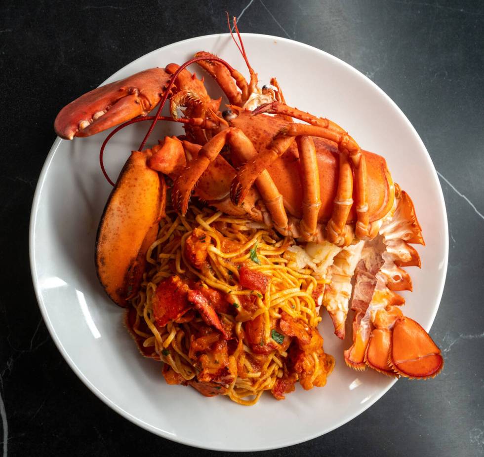 The unlikely combination of lobster and the flavor of vanilla (from notes in Casamigos Tequila) ...