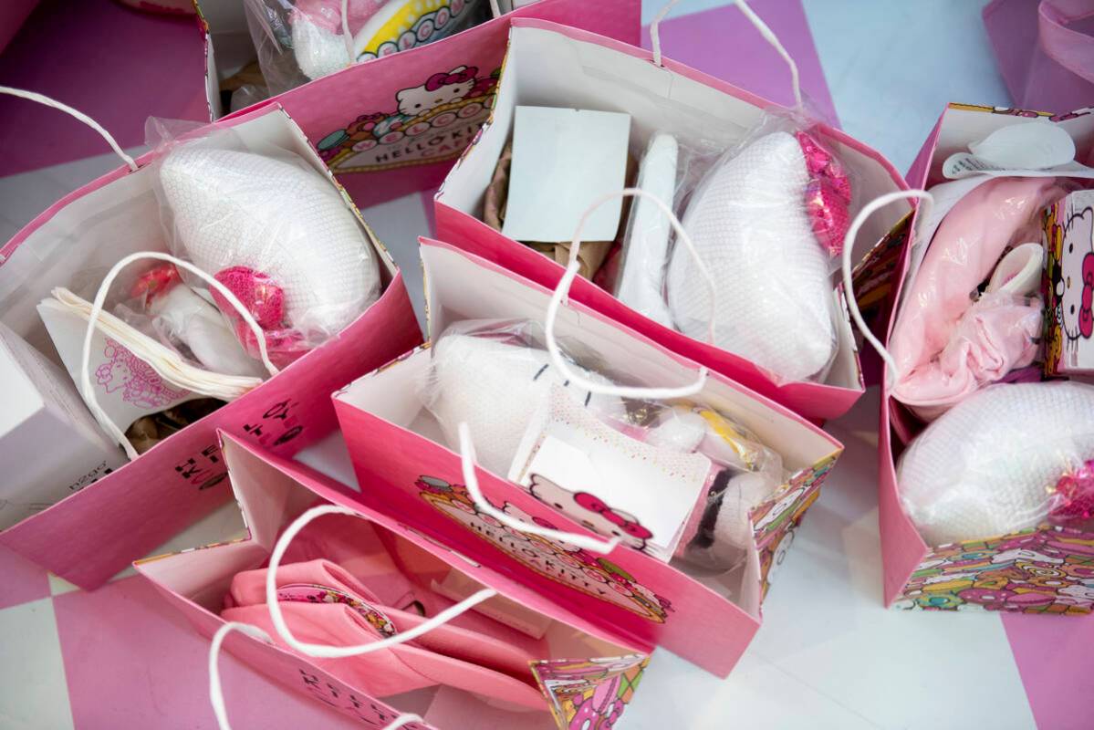 The new Hello Kitty Cafe opened inside Fashion Show Mall on Friday, July 8, 2022, in Las Vegas. ...