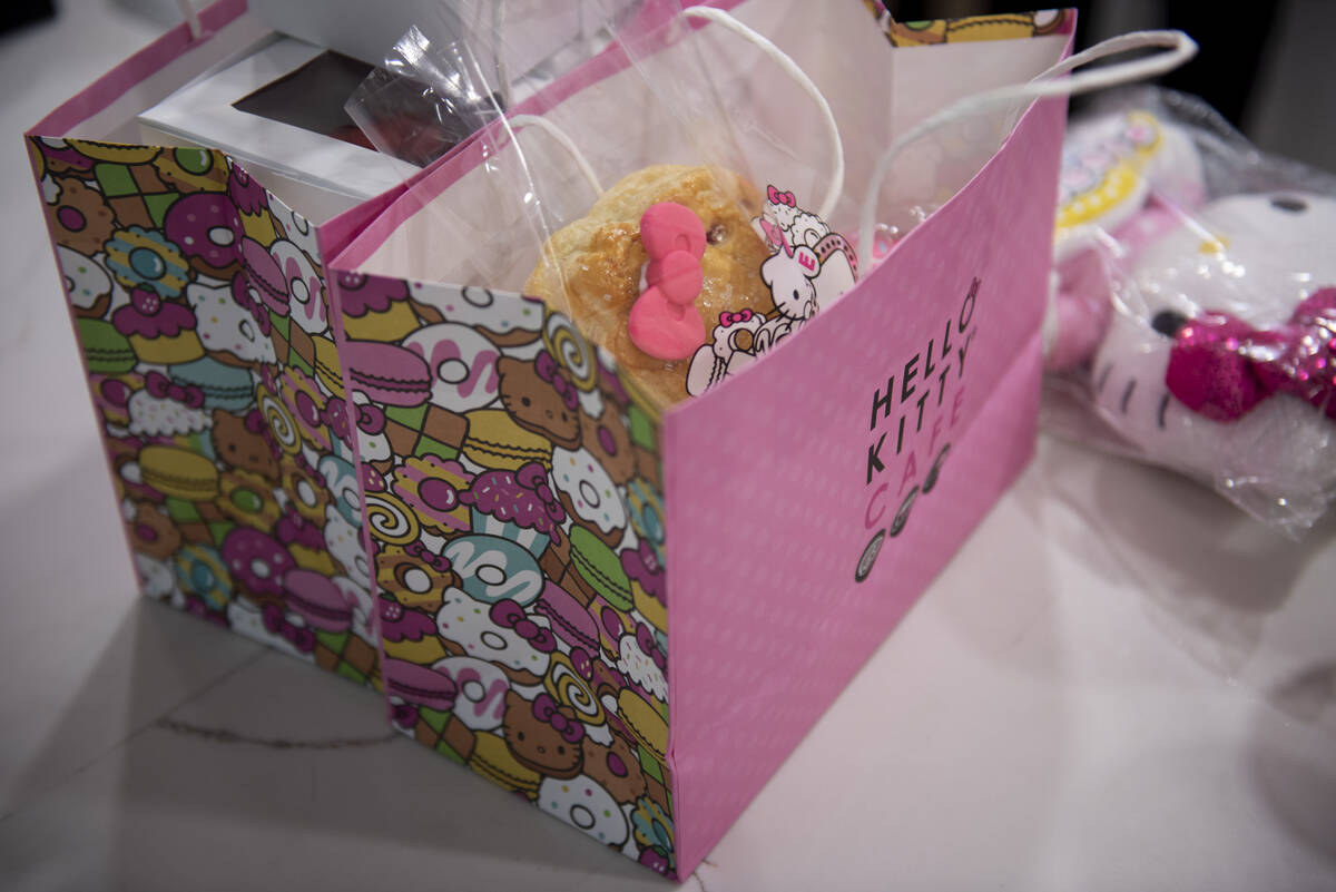 The new Hello Kitty Cafe opened inside Fashion Show Mall on Friday, July 8, 2022, in Las Vegas. ...