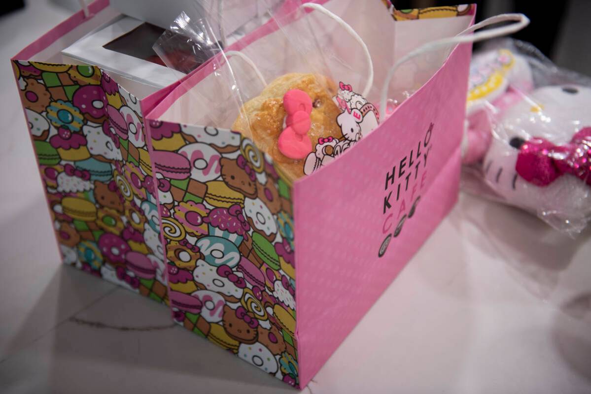 The new Hello Kitty Cafe opened inside Fashion Show Mall on Friday, July 8, 2022, in Las Vegas. ...