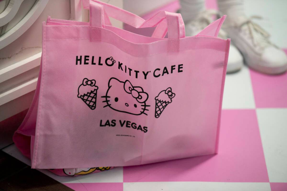 The new Hello Kitty Cafe opened inside Fashion Show Mall on Friday, July 8, 2022, in Las Vegas. ...