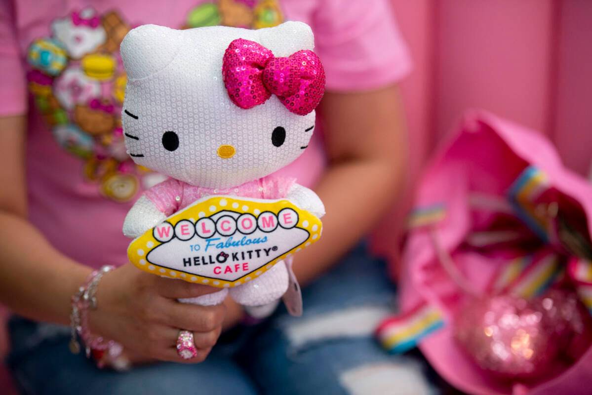 The new Hello Kitty Cafe opened inside Fashion Show Mall on Friday, July 8, 2022, in Las Vegas. ...