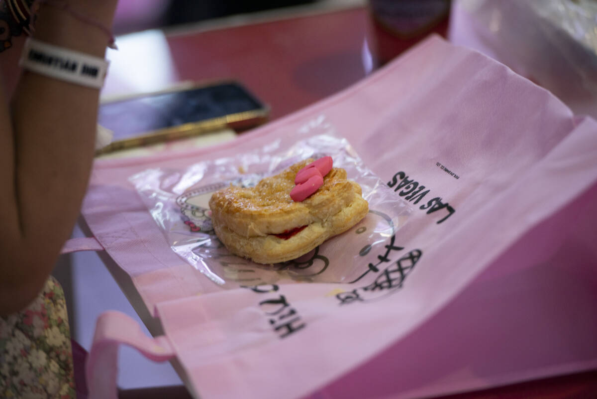 The new Hello Kitty Cafe opened inside Fashion Show Mall on Friday, July 8, 2022, in Las Vegas. ...