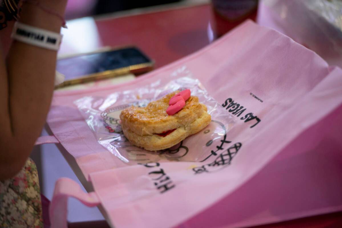 The new Hello Kitty Cafe opened inside Fashion Show Mall on Friday, July 8, 2022, in Las Vegas. ...