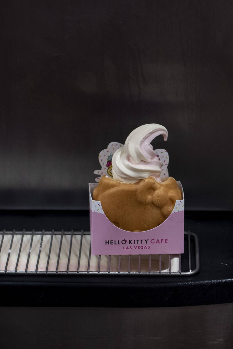 The new Hello Kitty Cafe opened inside Fashion Show Mall on Friday, July 8, 2022, in Las Vegas. ...