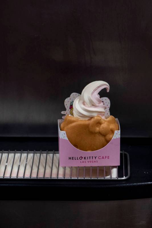 The new Hello Kitty Cafe opened inside Fashion Show Mall on Friday, July 8, 2022, in Las Vegas. ...