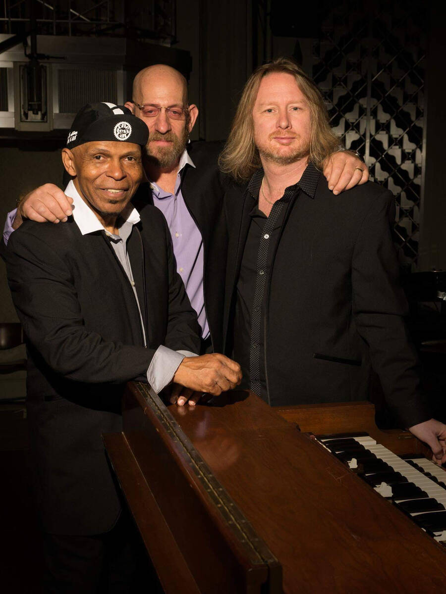 Ronnie Foster Trio: Foster, Jess Gopen and Jake Langley. (Las Vegas Review-Journal/John Katsilo ...