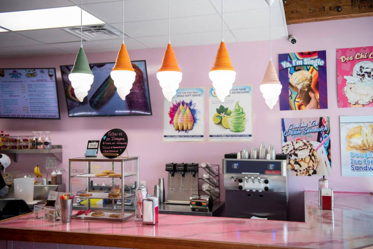 Cream Me Ice Creamery on Main Street in the Arts District on Monday, July 11, 2022, in Las Vega ...