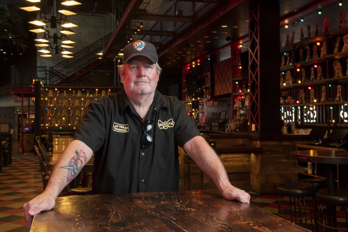 Chef Dermot Driscoll of Brooklyn Bowl on Friday, July 8, 2022, in Las Vegas. (Steel Brooks/Las ...