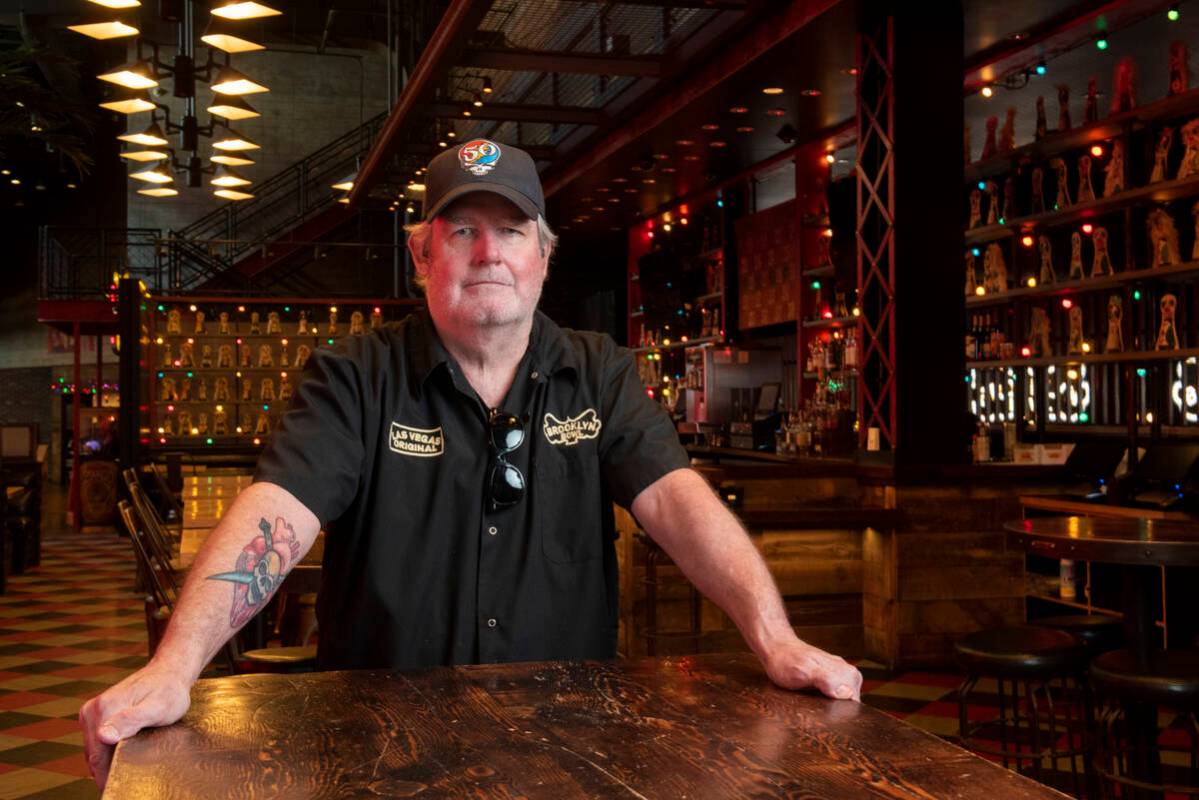 Chef Dermot Driscoll of Brooklyn Bowl on Friday, July 8, 2022, in Las Vegas. (Steel Brooks/Las ...