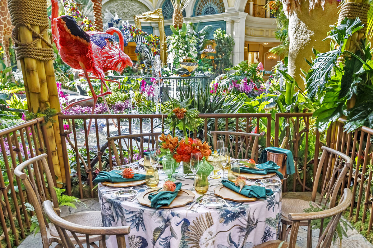The Garden Table, a single private table offering prix fixe menus from Sadelle's and Michael Mi ...