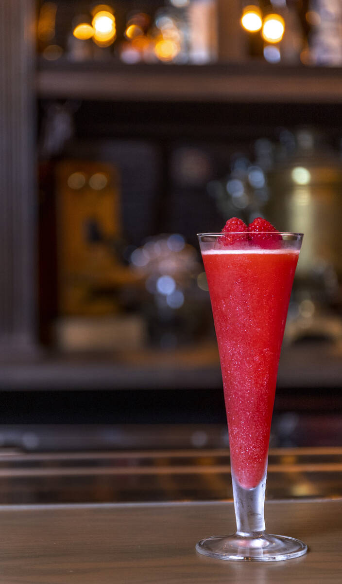 The Secret cocktail from bartender Riki Taiga sparkles with glitter about The Lock hidden speak ...