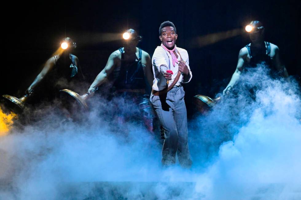 Chibueze Ihuoma and company in the Hadestown North American Tour_photo by Kevin Berne