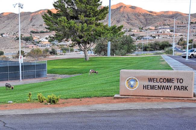 Hemenway Valley Park on Oct. 15, 2020. (File/Las Vegas Review-Journal)
