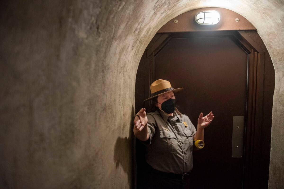 Great Basin National Park Chief of Interpretation, Nichole Andler, prepares to give a tour of L ...