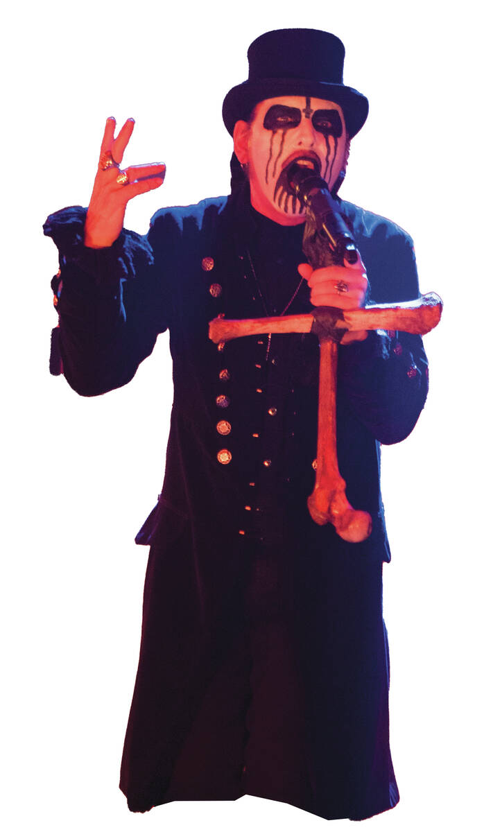 King Diamond performs in concert during his "Institute North America Tour" at The Tow ...