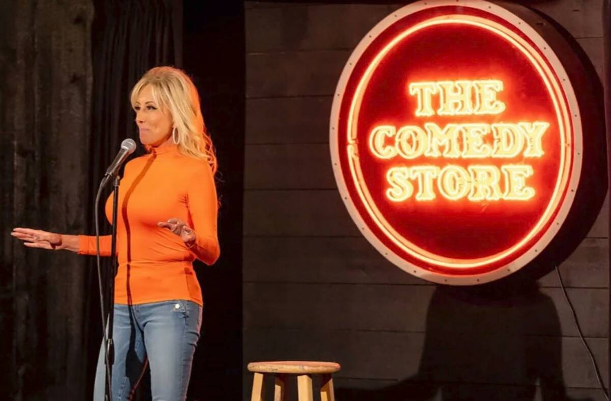 Stand-up comic Sandy Gelfound, a former Raiderette from the team's days in Los Angeles, is set ...